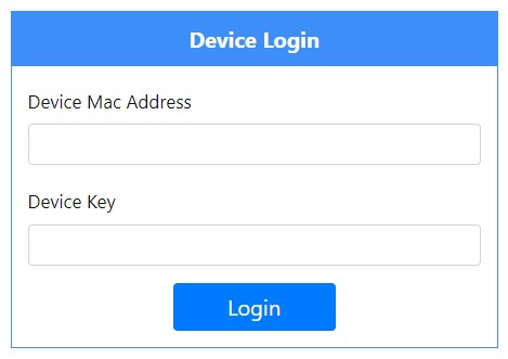 Enter MAC address and device key on IBO Player Pro website