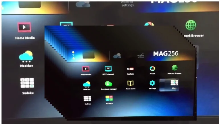 MAG Box first boot screen